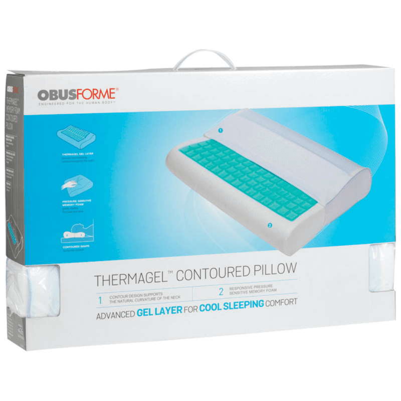 Obusforme Memory Foam Thermagel Contour Pillow