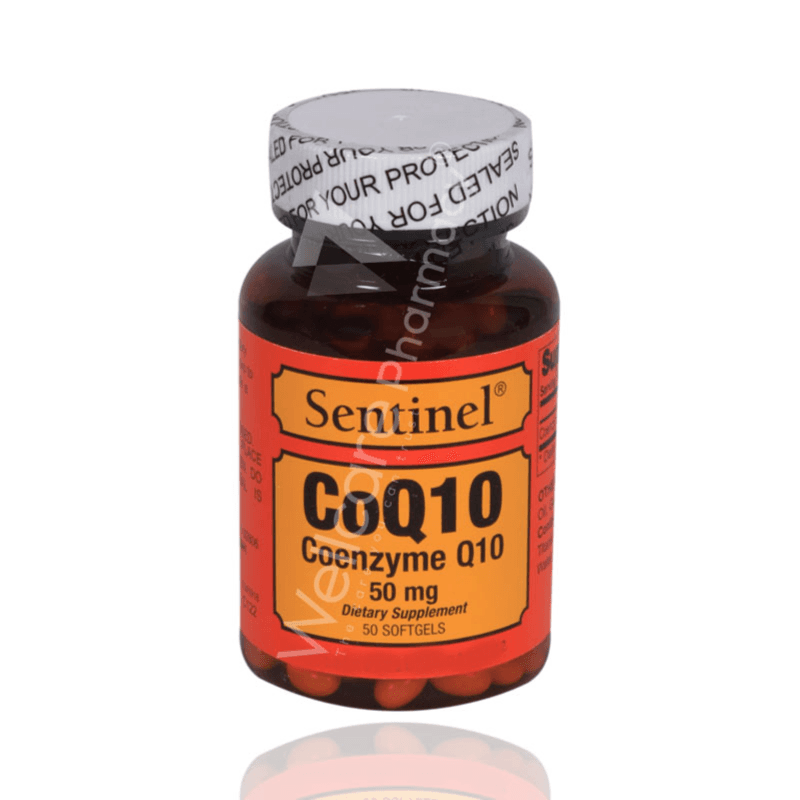 Sentinel Coenzyme Q10 50mg 50 Capsules