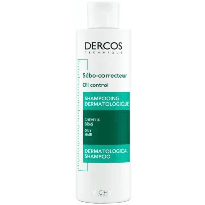 Vichy Dercos Oil Control Shampoo For Oily Hair 200ml