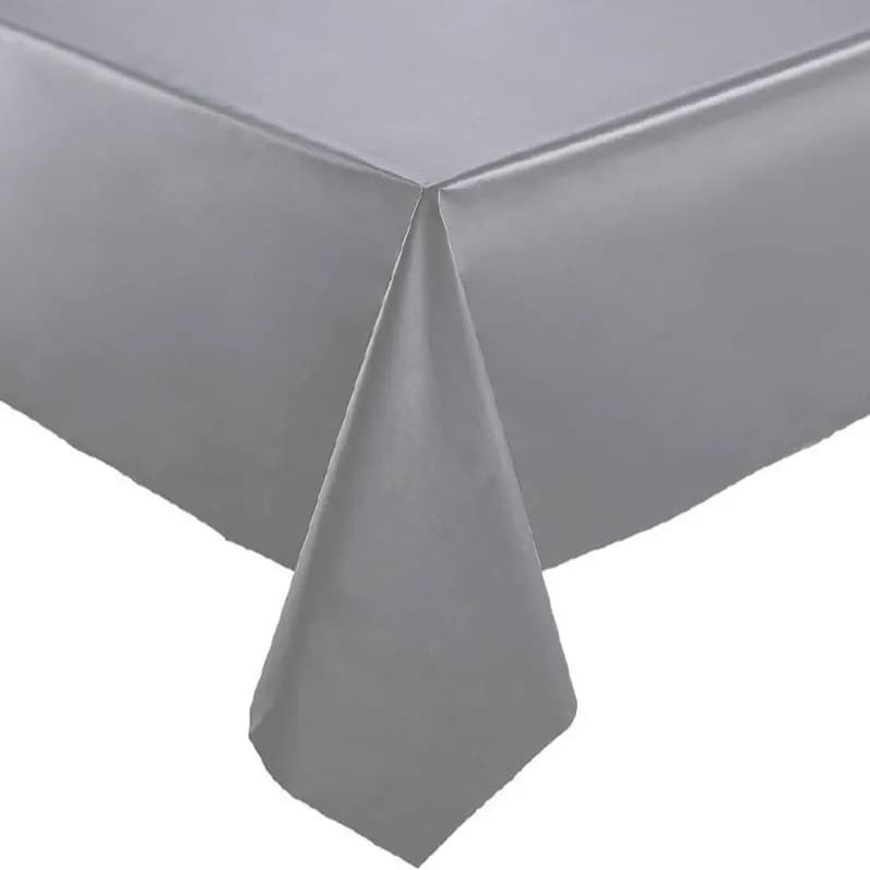 Grey Plastic Table Cover