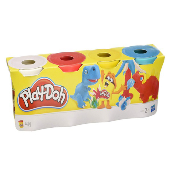 Play Doh 4 Tub Classic Colours Set (Dgpd07)