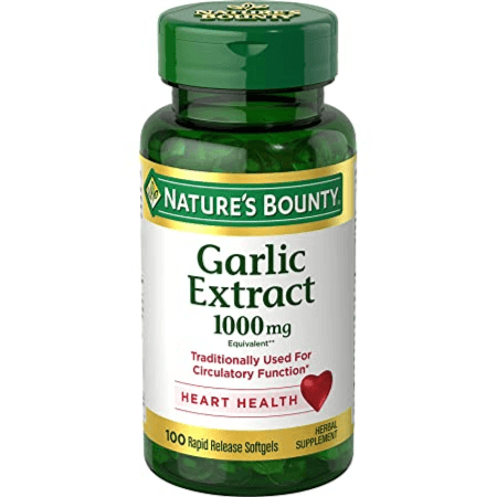 Natures bounty Garlic 1000mg Odorless Softgels 100's