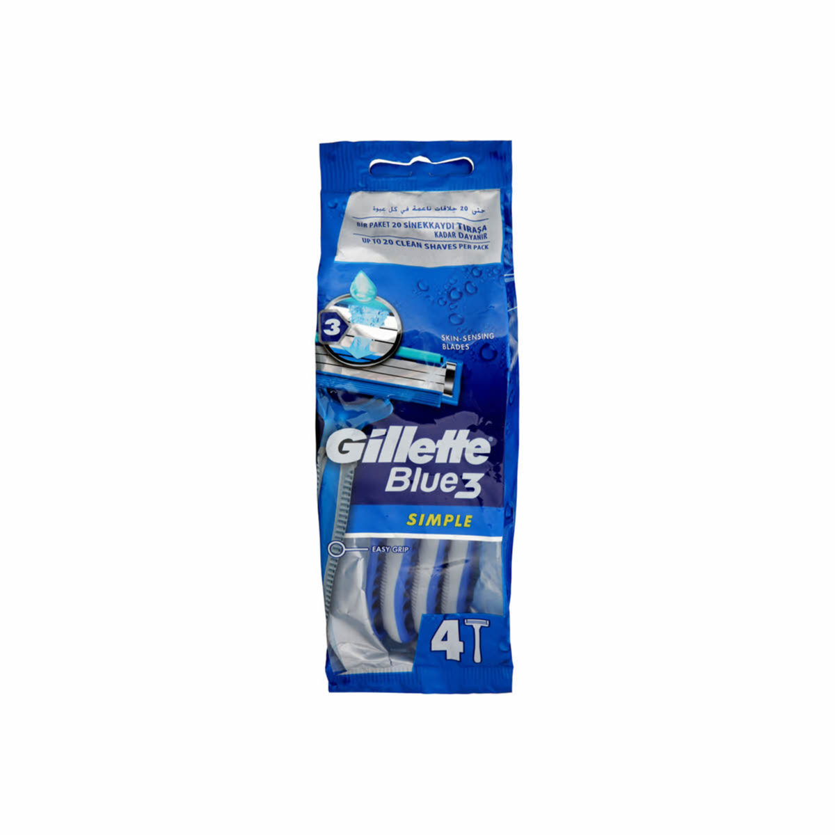 Gillette Blue 3 Simple 4's