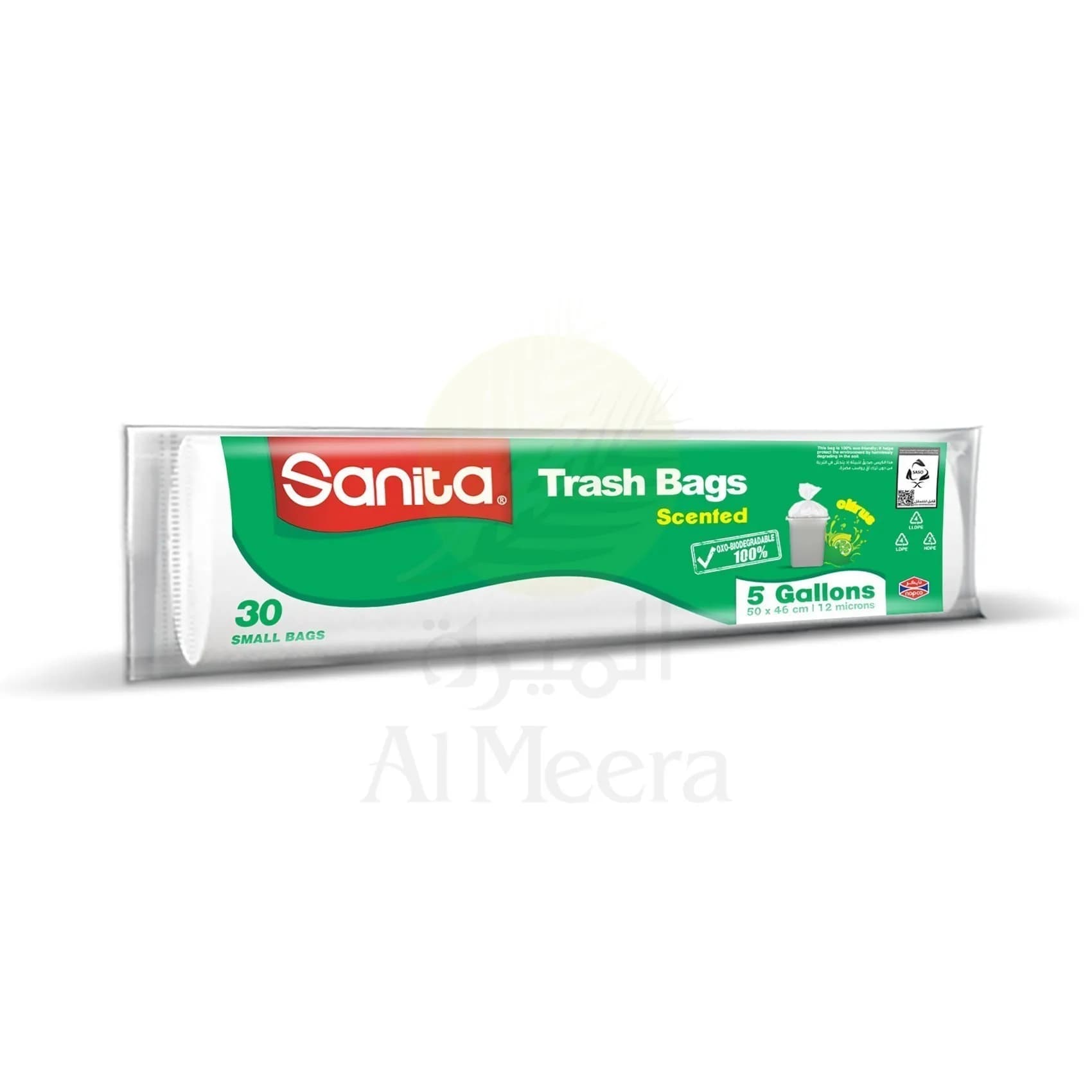 Sanita Trash Bags Scented 5 Gallons 30 Small Bags