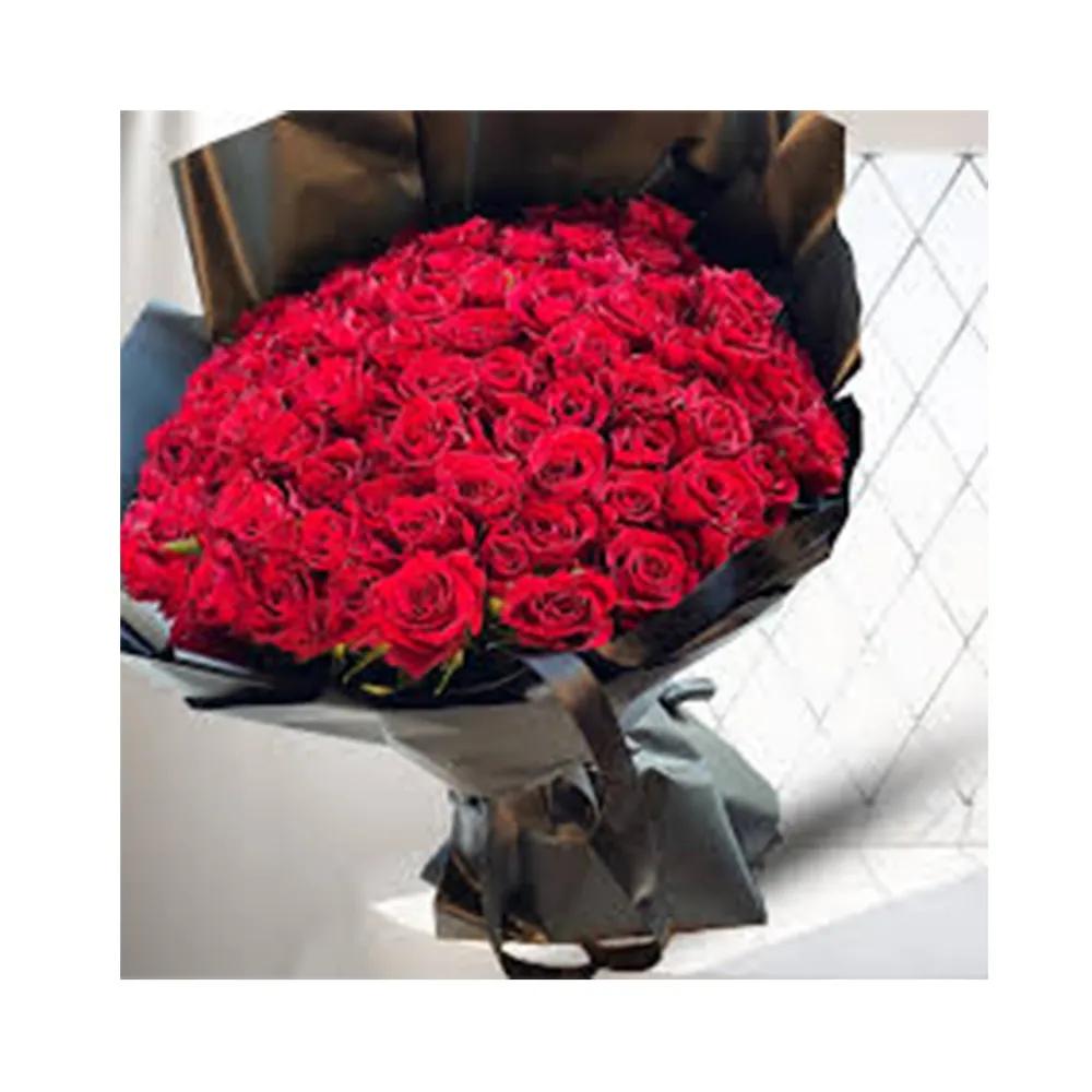 100 Red Roses Bouquet