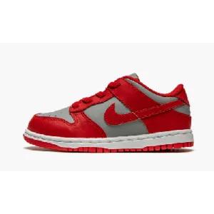 Dunk Low TD Medium Grey / Varsity Red White - Kids