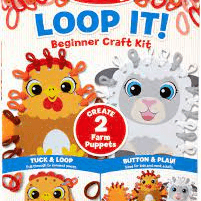 Loop It - Beginner Craft Kit -Farm Puppet