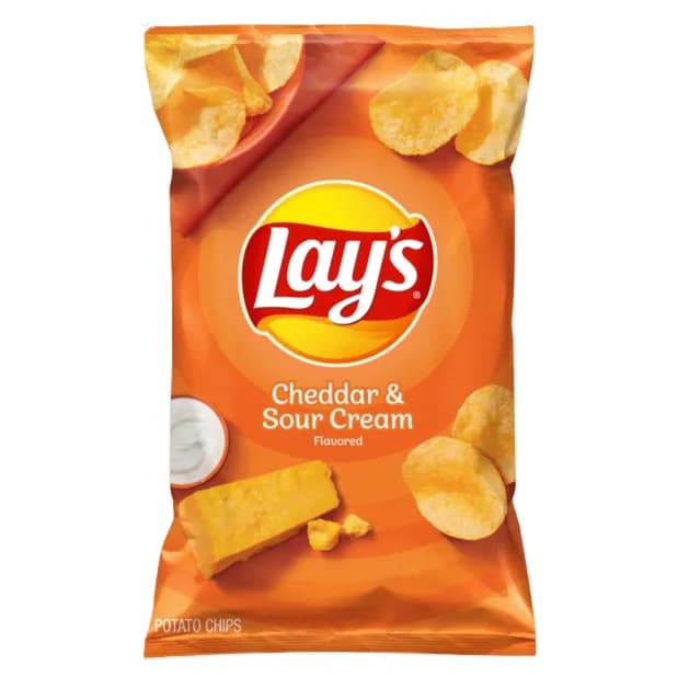 Lays Cheddar and Sour Cream Flavored Chips 184.2g