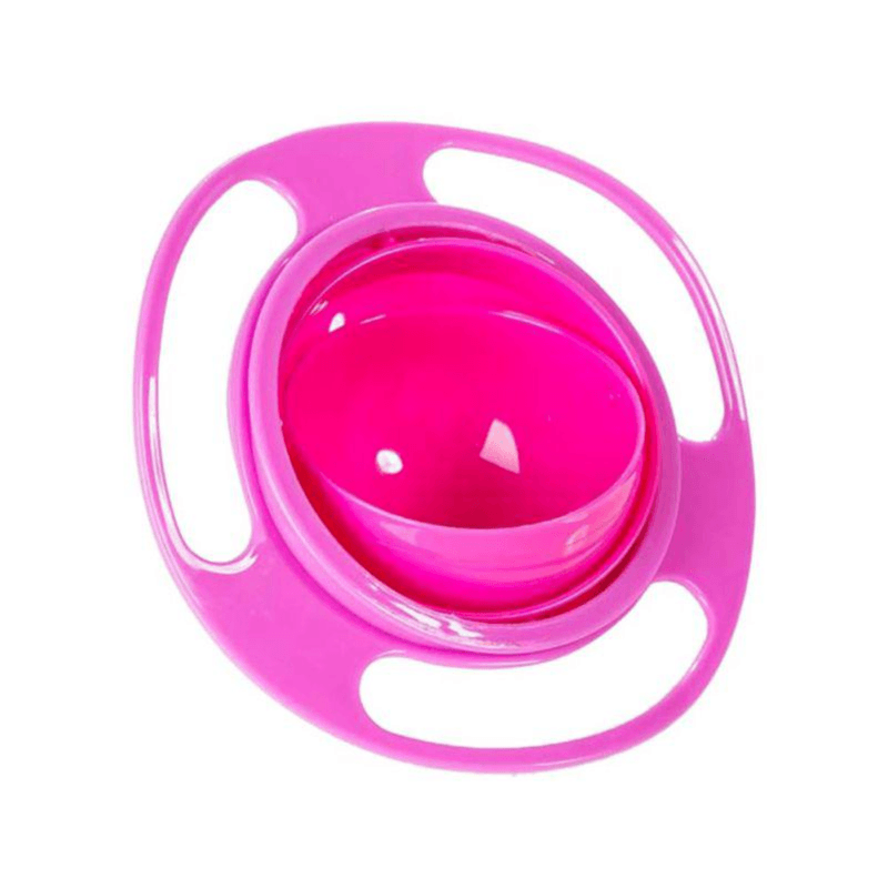 360 Degrees Rotating Bowl - Pink