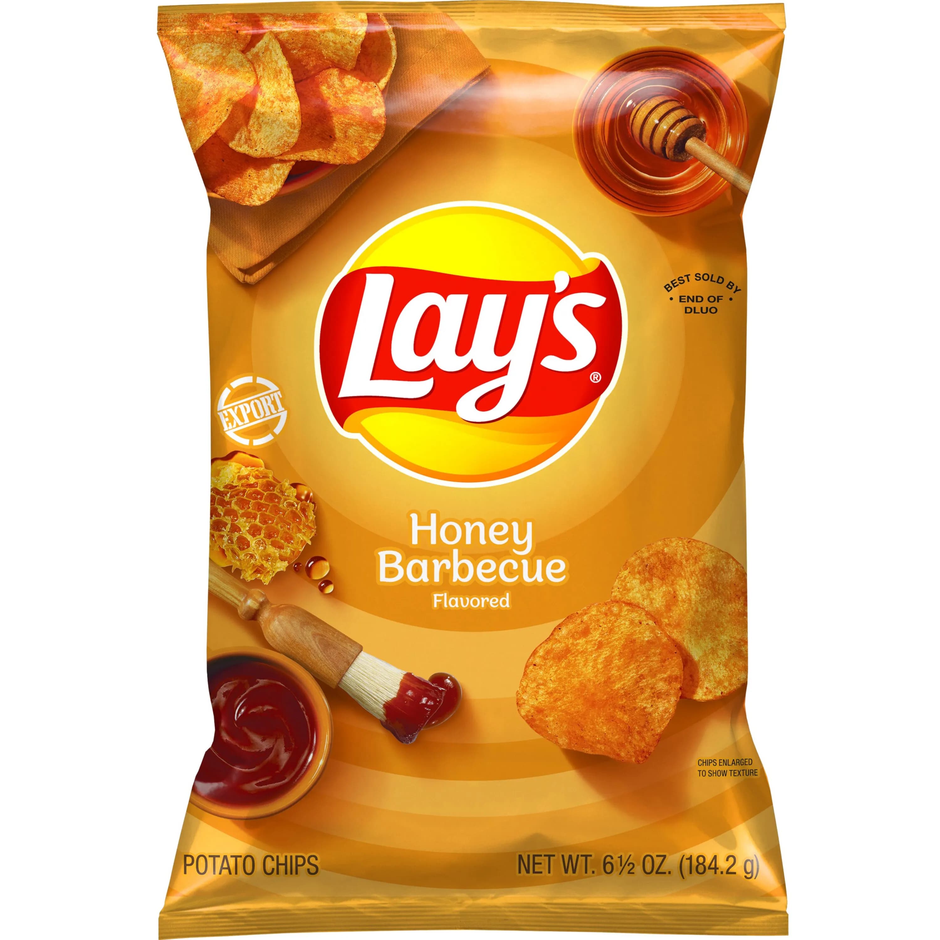 Lay's Honey Barbecue Flavored Potato Chips 184.2g. 32129