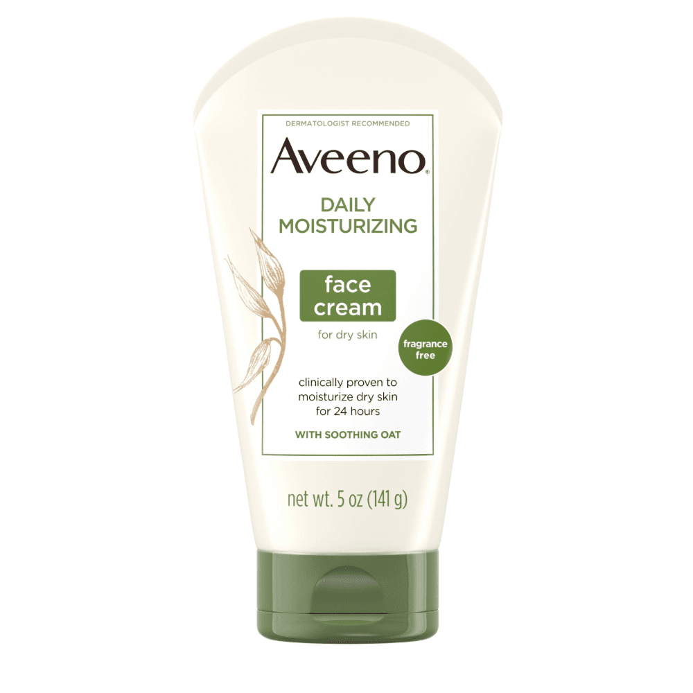 Aveeno Daily Moisturising Cream Face And Body Unscented 100 Ml