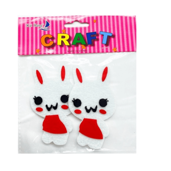 Craft Eva Foam Rabbit 2pcs For Educational Activities - 11852