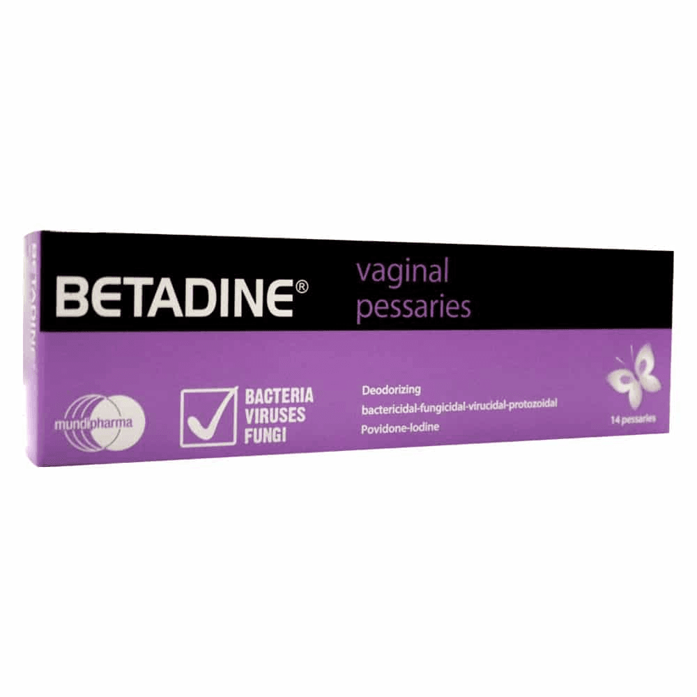 Betadine Vag.pessaries 14's