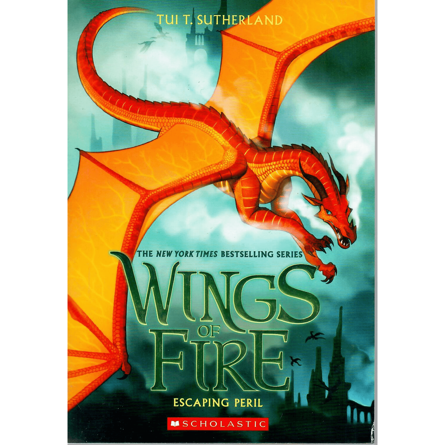 685450 Escaping Peril (Wings Of Fire #8) (Trade Paperback / Paperback) By Sutherland, Tui, T