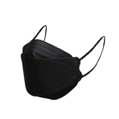 N95 Protective Black Face Mask Ffp2 10 Pcs