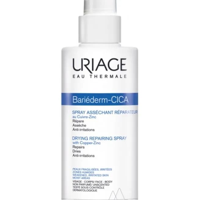 Uriage Bariederm Cica Drying Repairing Spray Unscented 100ml