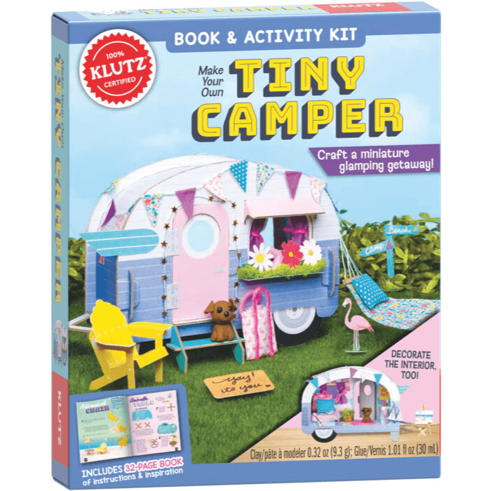 566185 Make Your Own Tiny Camper (Mixed Media Product / Mixed Media, Contains 1 Hardback And 1 Other Merchandise) By Editors Of Klutz