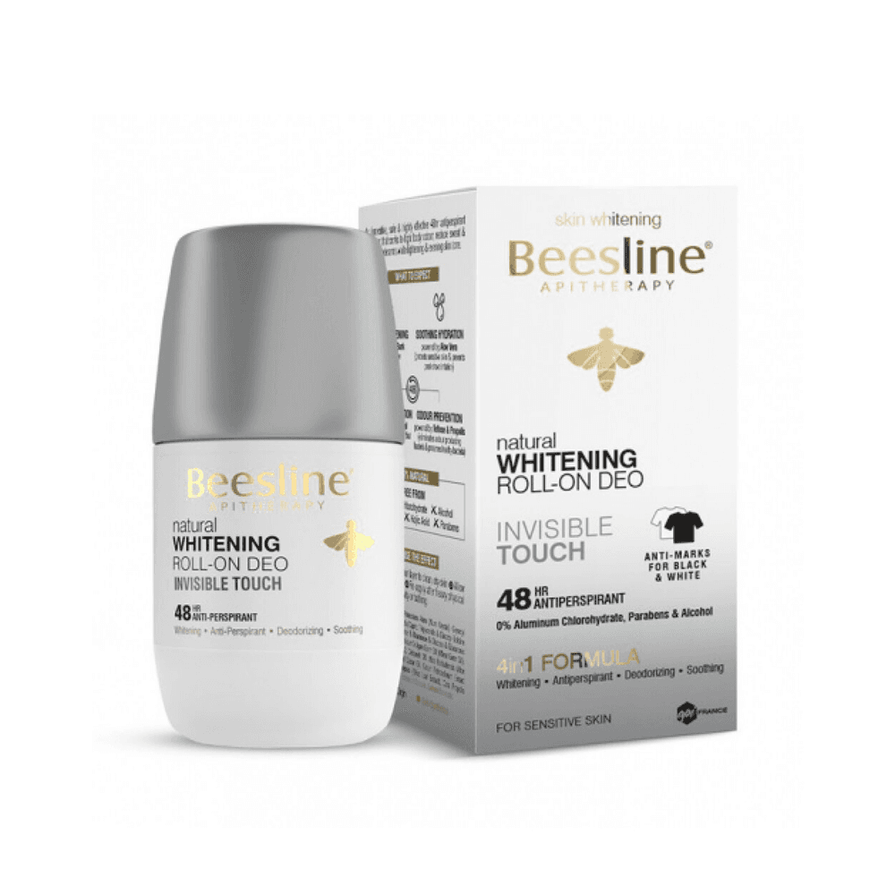 Beesline Natural Whitening Deo Roll On Invisible Touch 4 In 1 Formula