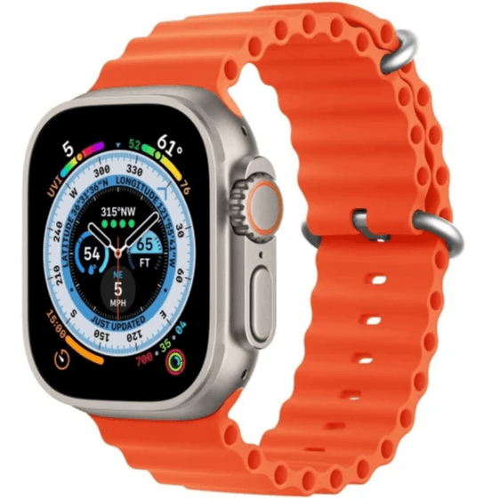 Apple Watch Ultra 974Bands Ocean Band Strap / 49 mm / Orange