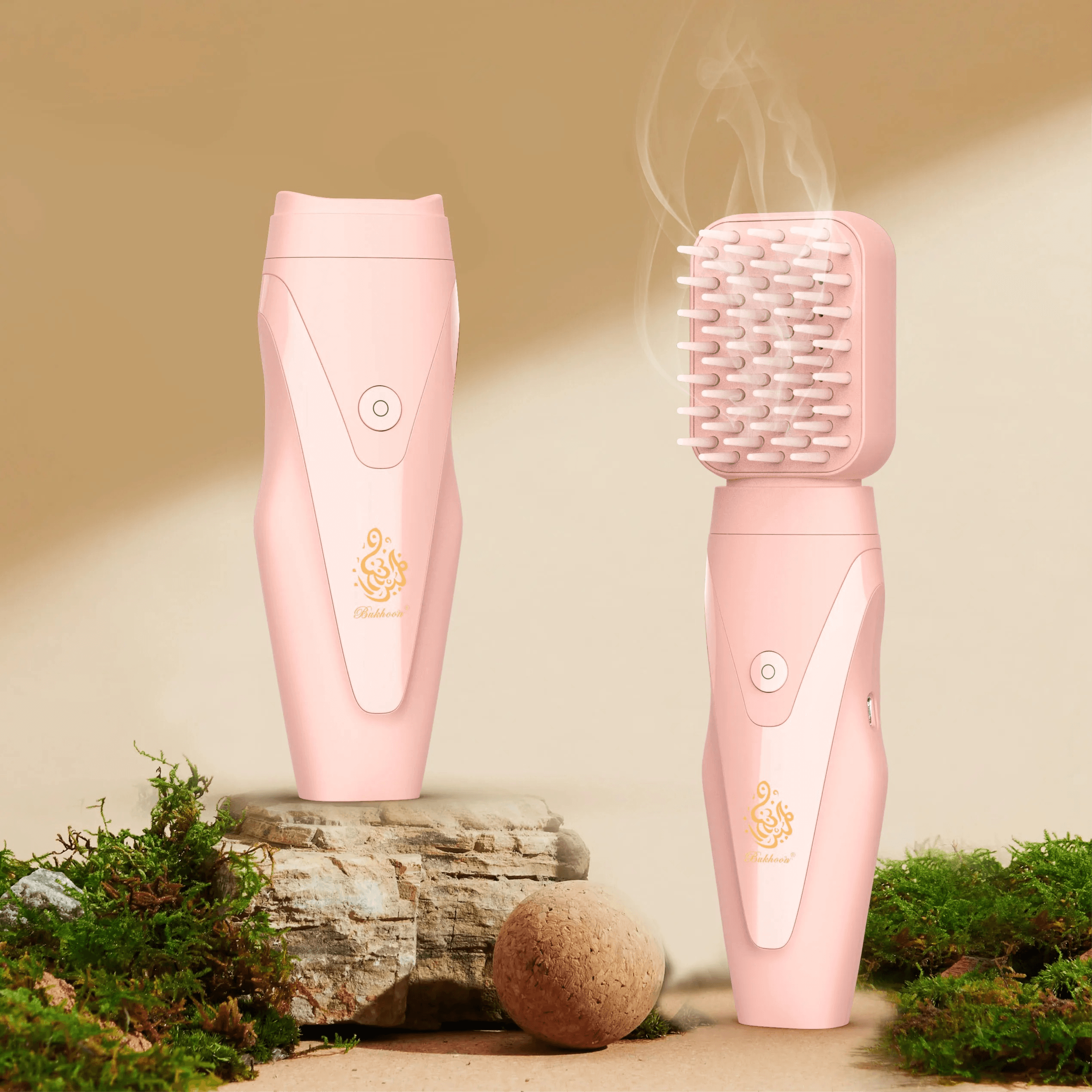 Newest Middle East Hot Sale Electric Bukhhor Burner With Silicone Comb Pink Color