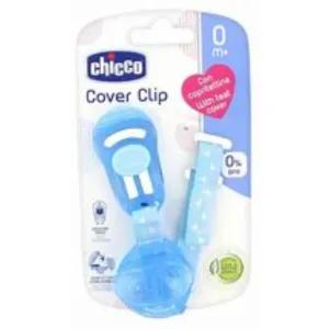 Chicco Clip With Teat Cover - Blue