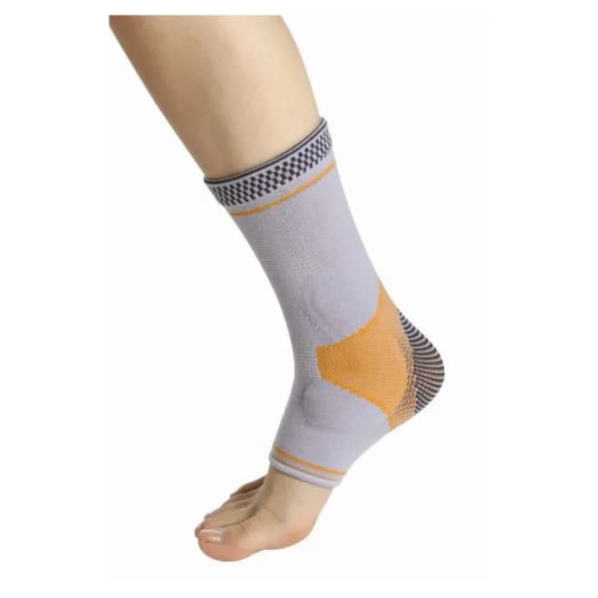 SuperOrtho A9-017 Active Elastic Gel Pad Grey Ankle Support Size XL