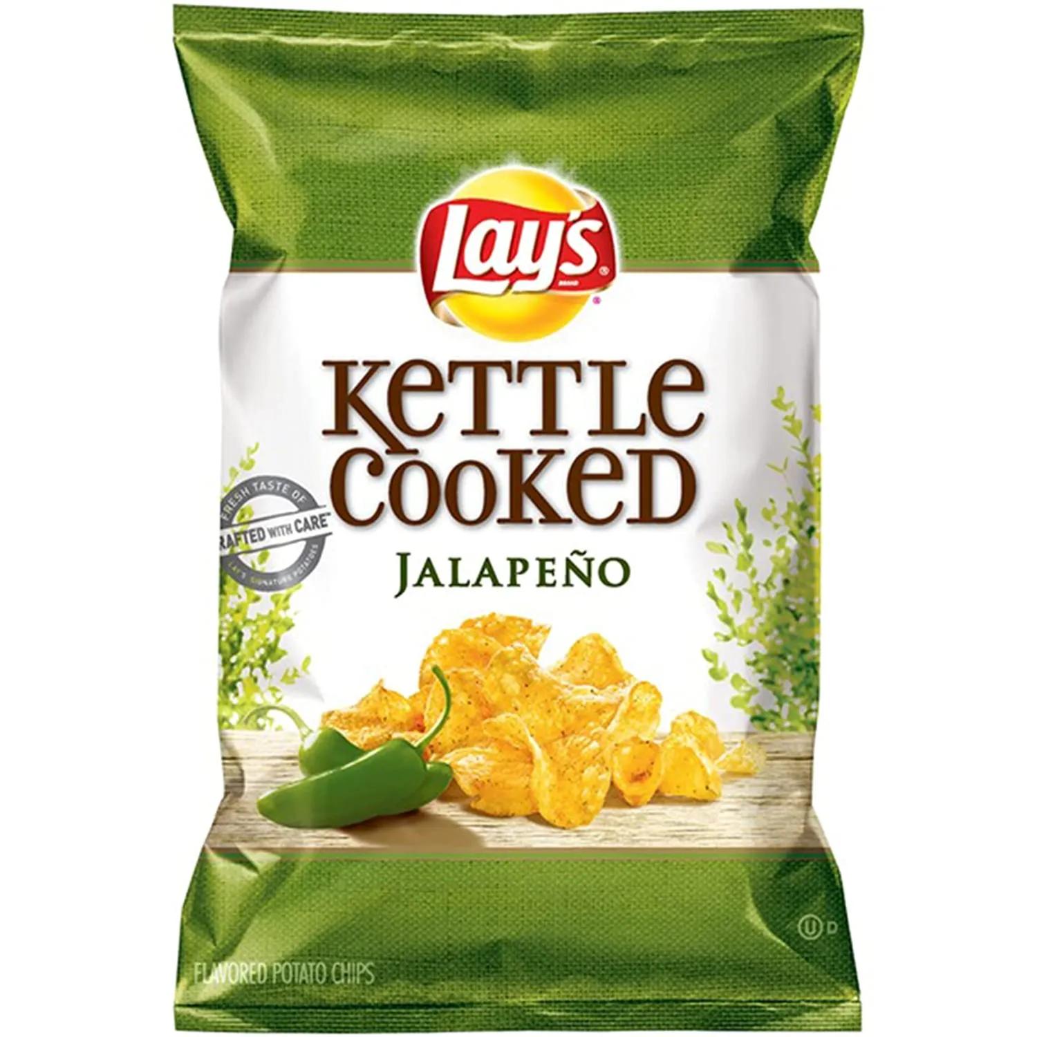 Lay's Kettle Cooked Jalapeno Chips 184.2 Gram