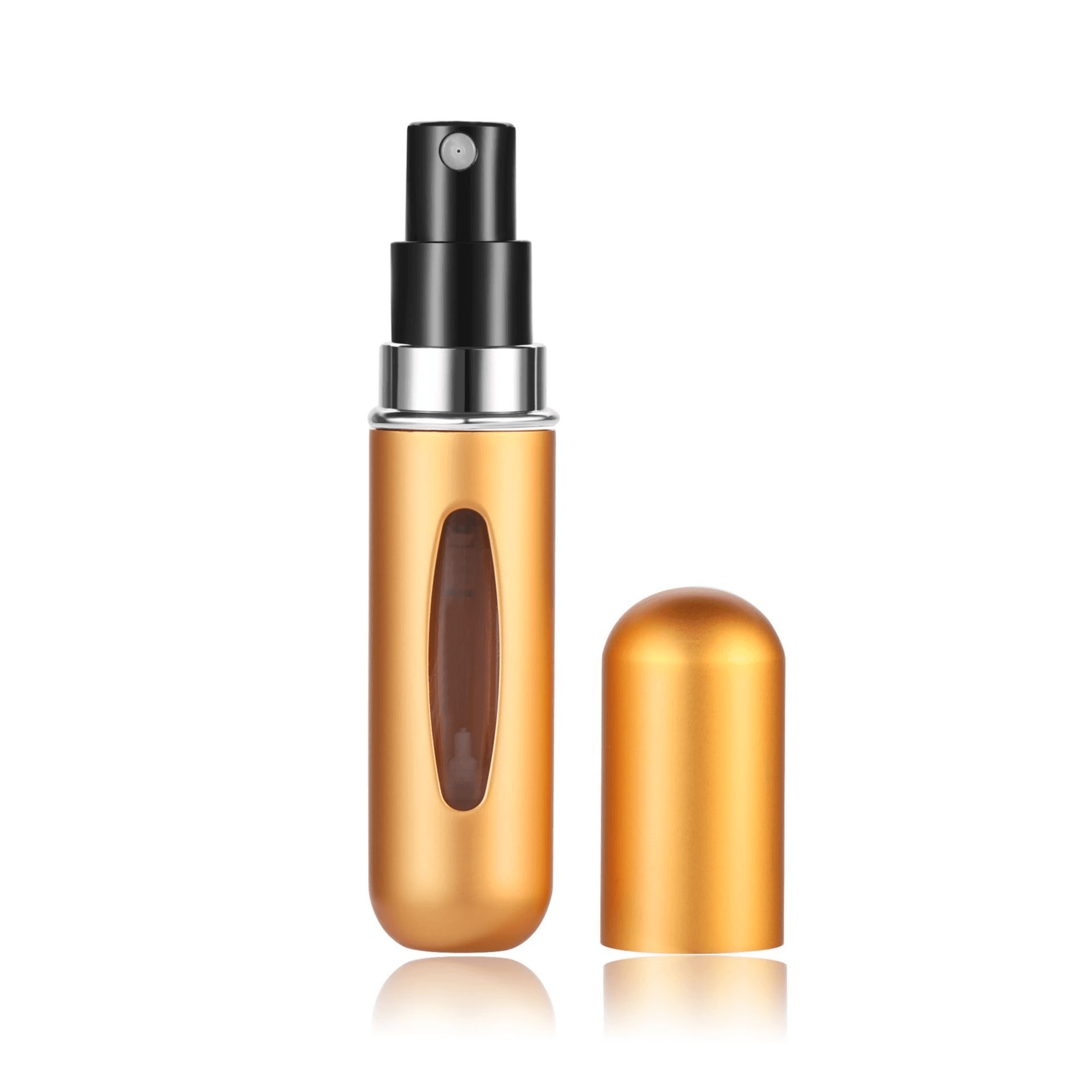 Orange Luxury Mini Travel Bottom Filled Perfume Atomizer