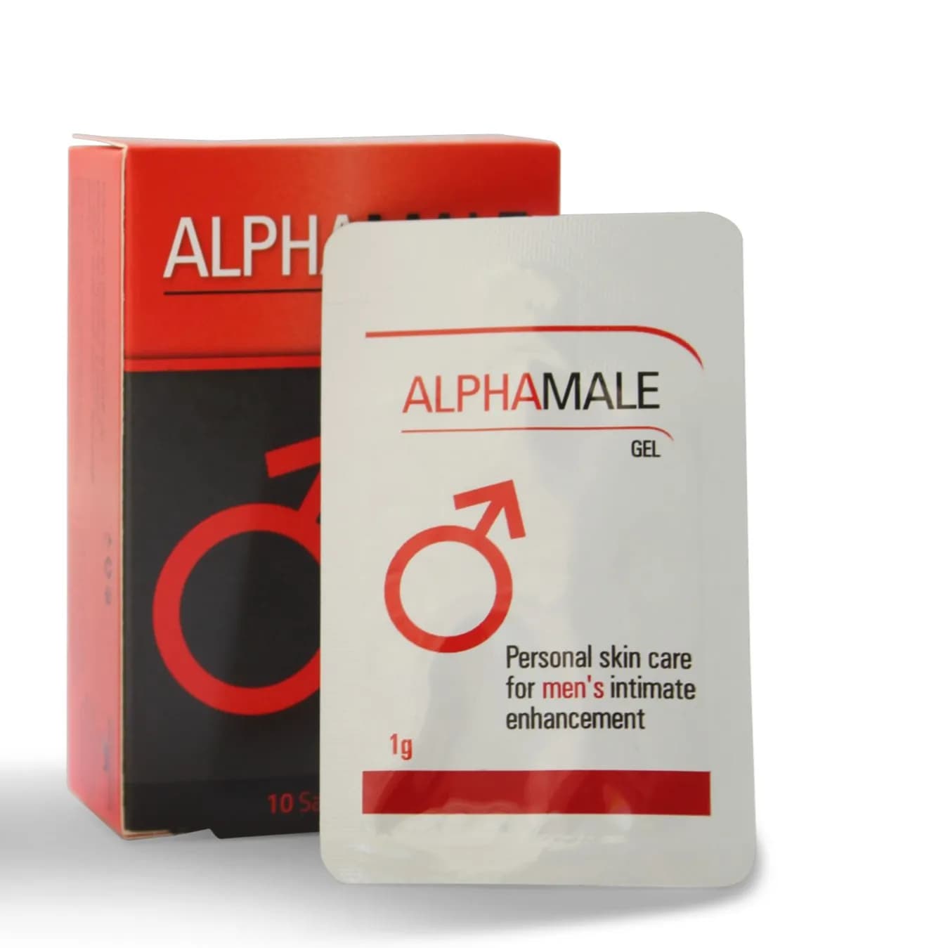 Alphamale Gel For Men's Intimate Enhancement 10 Sachets x 1g