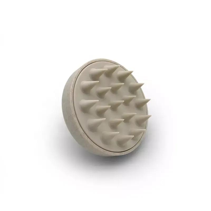 Eco Friendly Wheat Straw Hair Scalp Massager Shampoo Brush - Cream