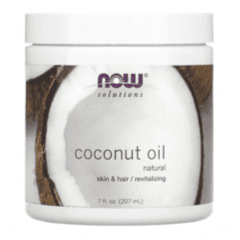 Now Coconut Oil Natural 207ml #7683