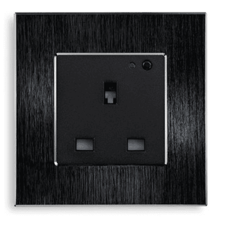 Smart Wall Socket Single (Black)