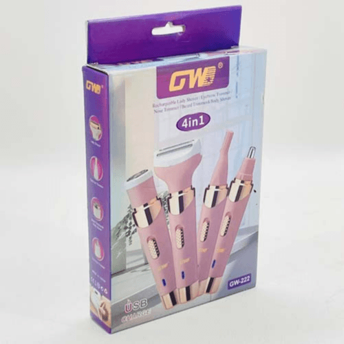 Rechargeable Lady Shaver 4 in 1 GW-222