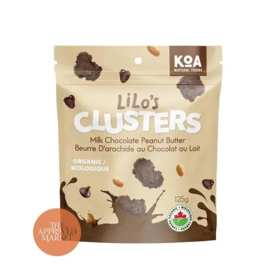 Koa Organic Milk Chocolate Peanut Cluster Lilo & Co 125g