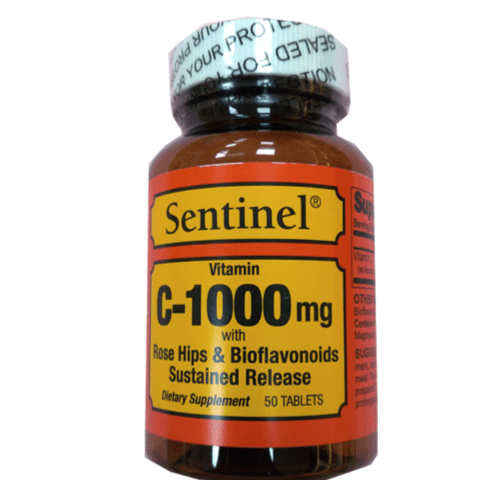 Sentinel Vitamin C 1000Mg 50 Tablets