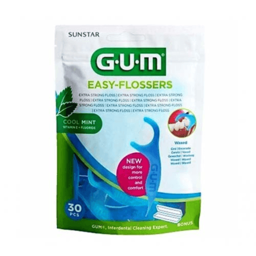 G.U.M Cool Mint Easy Flossers 590 30Pcs