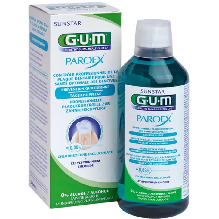 Gum Paroex Mouthwash 500ml Professional Plaque Control