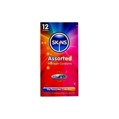 Skins Assorted Condoms 12 Pcs