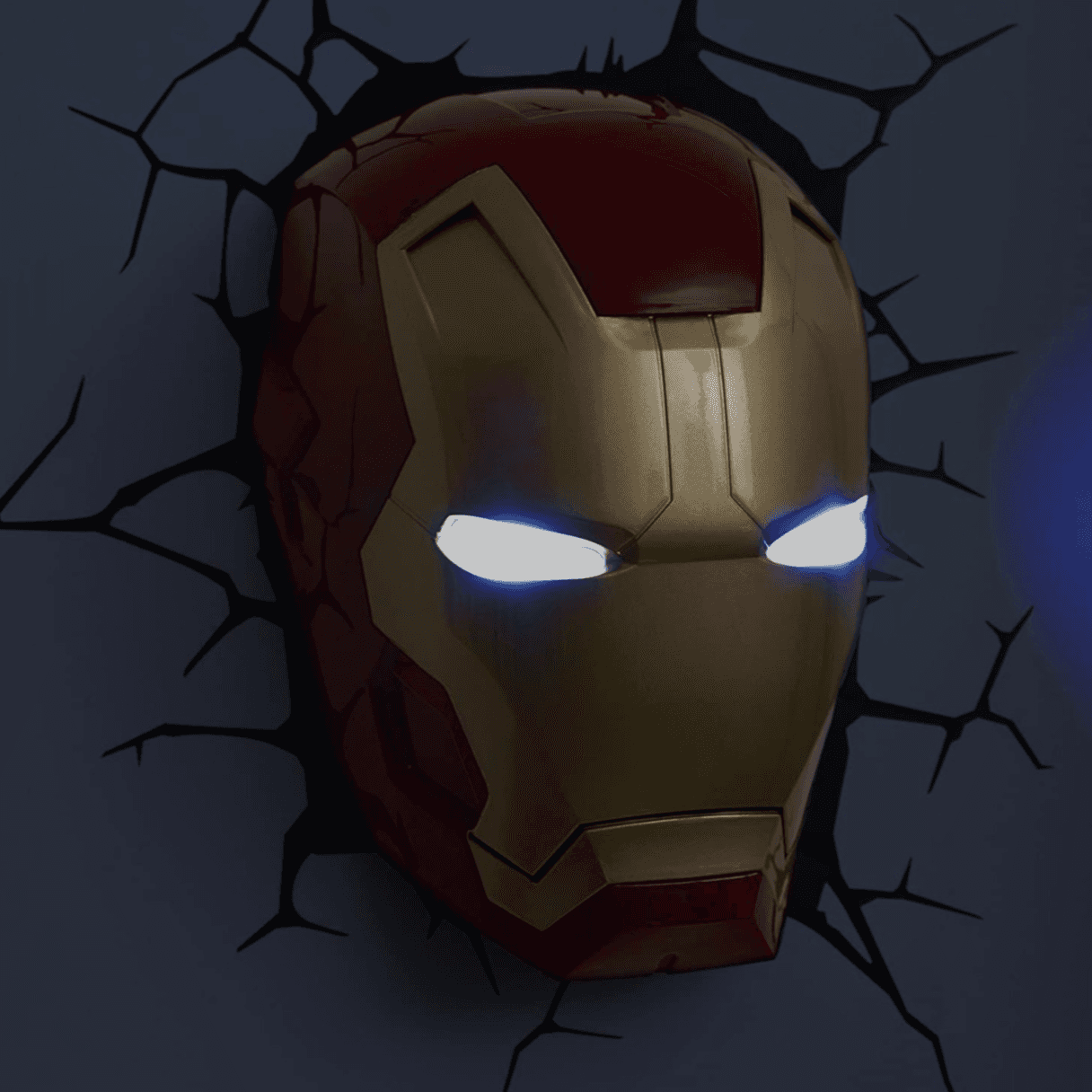 3DLightFX Marvel Avengers Iron Man Mask 3D Deco Light