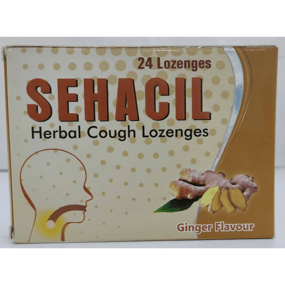 Sehacil Lozenges Ginger 24 Pcs