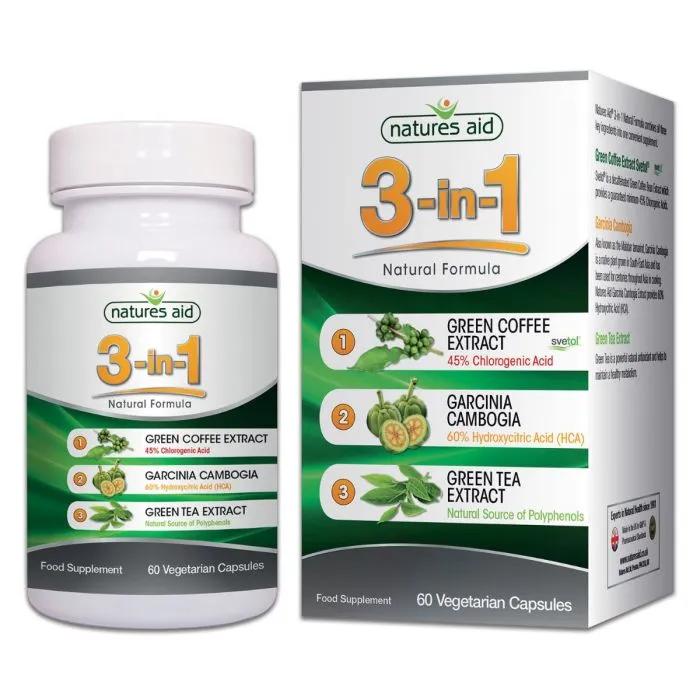 Natures Aid 3 in 1 Natural Formula Capsule 60s