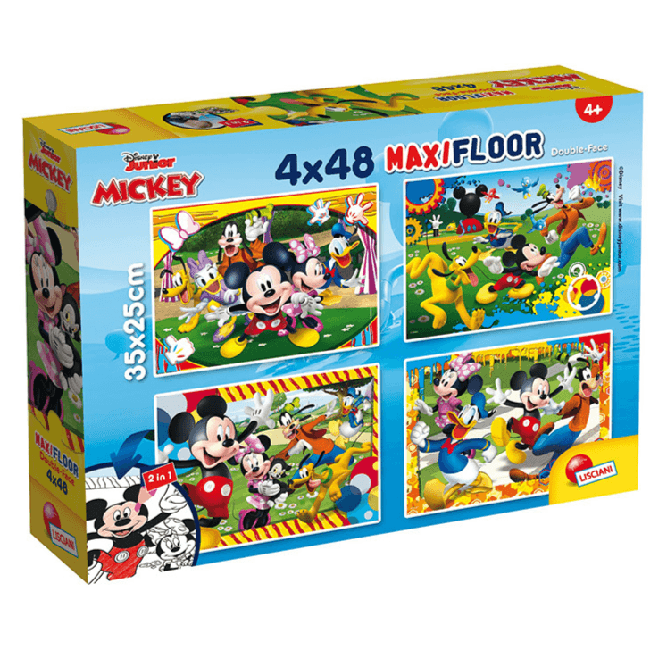 Mickey  Puzzle Maxi Floor (4x48pcs)