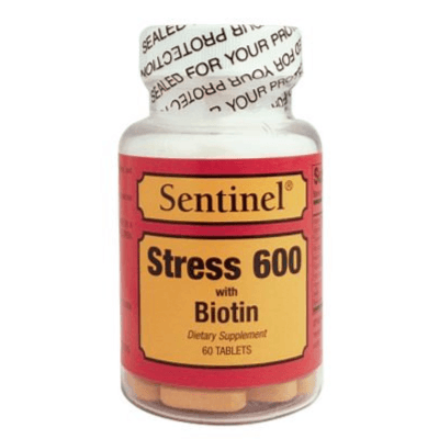 Sentinel Stress 600 With Biotin Tablet 60'S