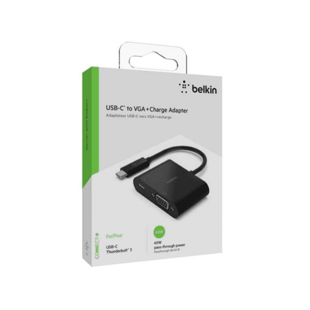 Belkin USB-C To VGA  And Charge Adapter  60w PD