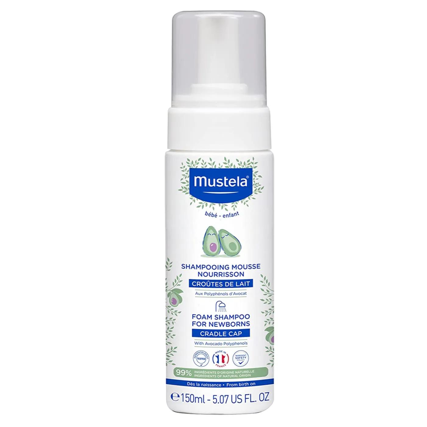 Mustela Bebe Foam Shampoo For Newborns Cradle Cap 150ml