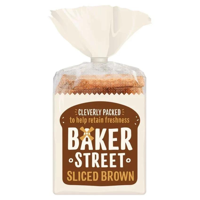 Baker St Brown Slice Bread 550g