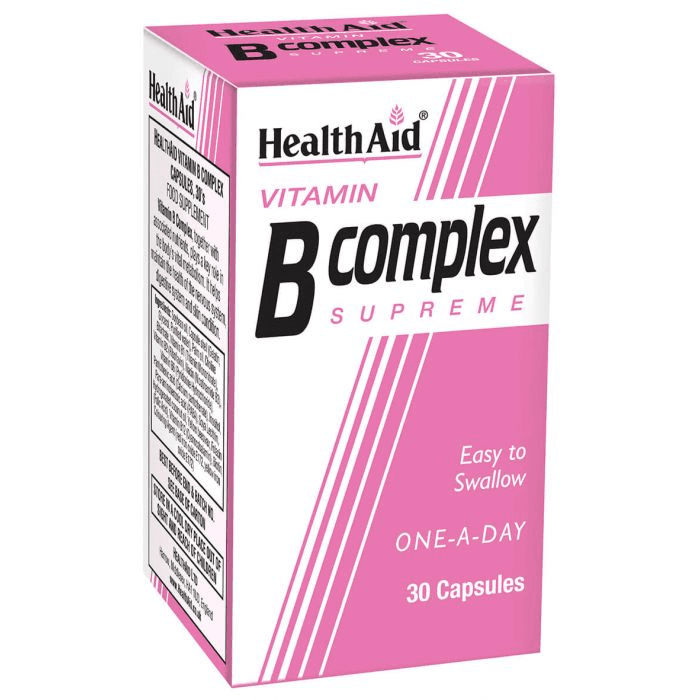 Health Aid Vitamin B Complex 30 Capsules