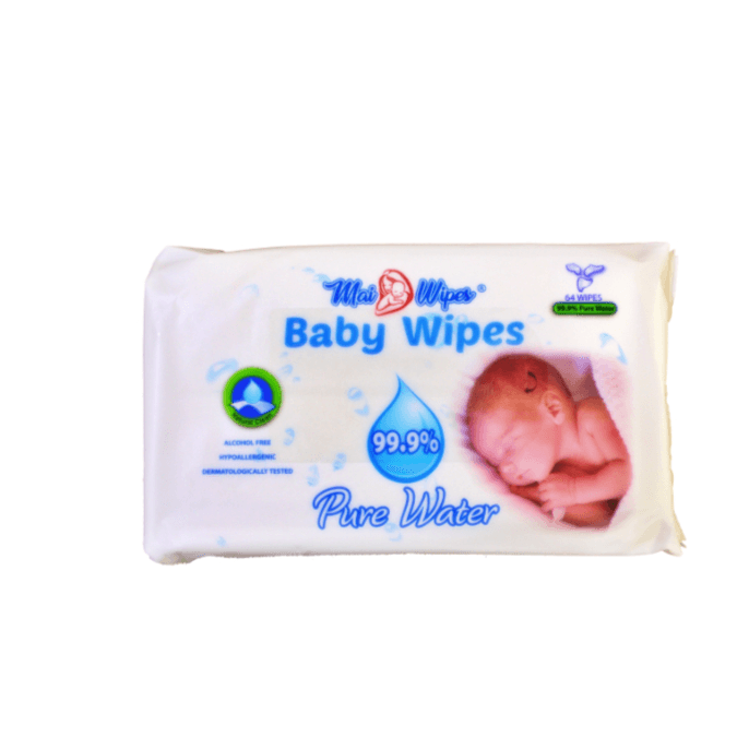 Mai Wipes Baby Water Wipes 64's