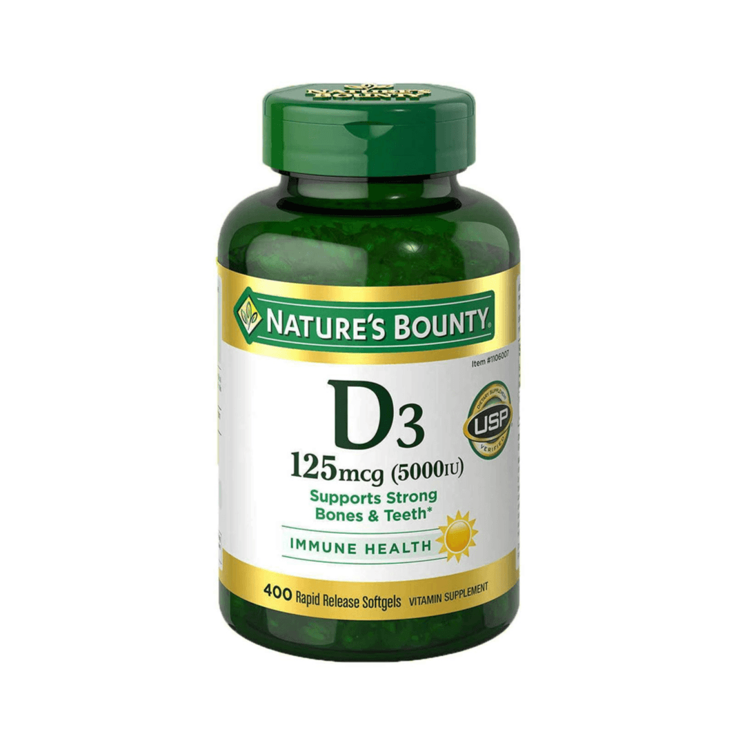 Natures Bounty - Vitamin D3 - 5000iu Capsule 150's #2193774