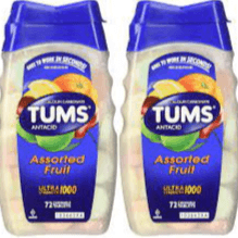 Tums Antacid Assorted Fruit Chewable Tablets